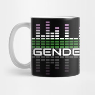 Music Equalizer Bars - Genderqueer Mug